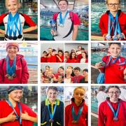 Swimmers at Huntingdon Piranhas won more than 40 medals across the team at the Hitchin Open Meet.