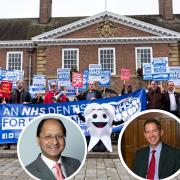 North West Cambridgeshire MP Shailesh Vara and Huntingdon MP Jonathan Djanogly have commented on the upcoming inquiry. Pictured: A Toothless demonstration in 2021.