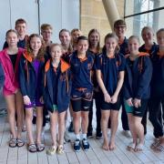 The St Ives swimmers who competed at the Cambridgeshire County A Swimming Championships on January 21 and January 22.