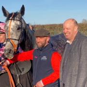 Marble Sands beat race favourite Rare Edition to win at Huntingdon.