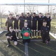 Cromwell Academy pupils at the Spring Term Football Competition for years five and six children.