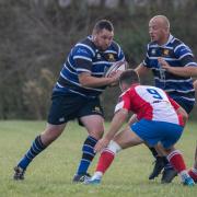 Prop Marc Tirant scored St Ives' only try of the game in the defeat to Wellingborough