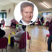 Cllr Ben Pitt has encouraged all residents to get involved in the opportunities to keep fit, such as through the Kimbolton Strength and Balance classes.