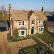This five-bedroom detached farmhouse in Stirtloe, St Neots, is for sale with Young Residential