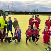 Brampton Village Primary School's A and B each won their tournaments and were awarded trophies