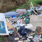 A landlord has been fined and given a criminal record after construction and renovation waste from his rental property in Huntingdon was found dumped in Cottenham.