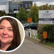 Catherine Cusick, the new principal of Longsands Academy, in St Neots.