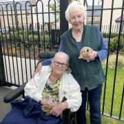 Nature-loving residents at Montague House care home