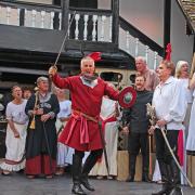 A previous performance of Shakespeare at The George.