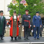 New Huntingdon mayor, Cllr Philip Pearce at the event on May 19.