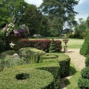 The garden at Island Hall in Godmanchester will be open on Sunday.