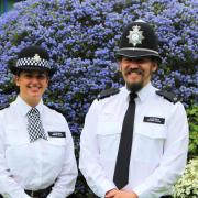 Siblings Nathan and Megan Gould have joined the Cambridgeshire Police, which now boasts its most officers in history.