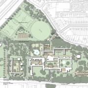 Illustrative masterplan of Girton College student accommodation development. Image taken from planning documents.