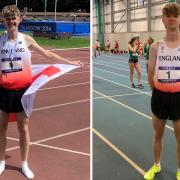 Tom Waterworth raced in the 800m and the second leg of the 4x400m representing England at the school's championships.