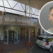 Ricky Homer cannot enter the entire premises of Hinchingbrooke Hosptial unless he has a clinical need to do so.