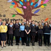 Staff and students at Sawtry Village Academy celebrated retaining its 'Good' Ofsted rating.