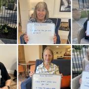 Care home issues messages of support.