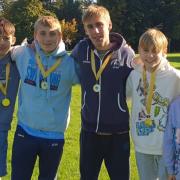 Five members of St Neots Swans Swimming Club took part in the Junior Aquathlon in Bedford on October 15.