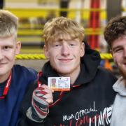 (From L to R): Danny Bennett, Mackenzie Lafferty and Leon Isaacs with their accredited amateur coach cards.