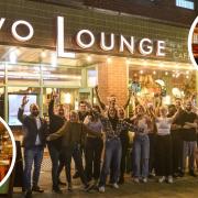 The team at Ivo Lounge and inside the restaurant which has opened in Sheepmarket, St Ives.