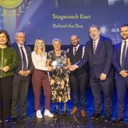 Cambridgeshire and Peterborough’s largest local bus operator has been acknowledged for its outstanding outreach work at the prestigious UK Bus Awards.