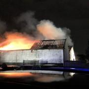 More than 30 firefighters were called to tackle a blaze in Eastgate, Peterbrough, on Thursday night.