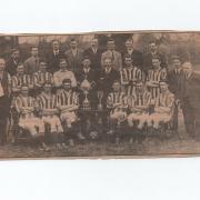 The St Neots and District Football club in c1923.
