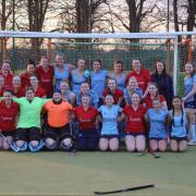 The Women's 1s and 2s after their game.