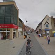 Huntingdon High Street was left with no electricity this morning (January 24).