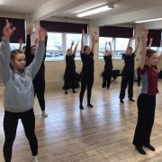 Students took part in the Dance East workshop.
