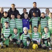 Huntingdon Town Rowdies Under 9’s Red team has secured a new sponsor thanks to the residents of Cromwell House Care Home.