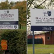 Both Longsands Academy and Ernulf Academy are run by the Astrea Academy Trust.