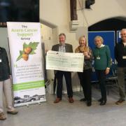 The St Ives Rotary Club presented the Acorn group with a cheque at their meeting.