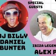 Billy Daniel Bunter and Ibiza legend Alex P will DJ at the Mayor of St Neots' 90s-themed charity ball at the Priory Centre on March 9.