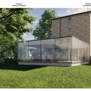 Illustrative image of proposed restaurant extension at the Quy Mill Hotel and Spa, in Stow-cum-Quy.