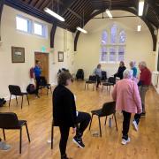 A Staying Active session that took place in Sawtry.