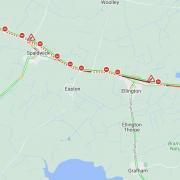 Cambridgeshire Police and Cambridgeshire Fire & Rescue are dealing with a multi-vehicle crash near Spaldwick
