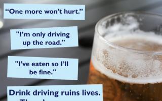 A 20 per cent increase in drink and drug driving arrests in December has been revealed by a national campaign.