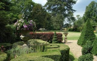 The garden at Island Hall in Godmanchester will be open on Sunday.