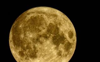 Gerry Brown's photo of the super blue moon