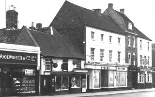 The Woolworths store on St Neots High Street in 1960.