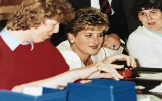 Diana visited Papworth in 1993.