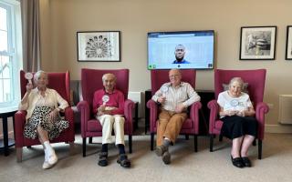The care home residents supporting Stormzy in the Brit Awards.