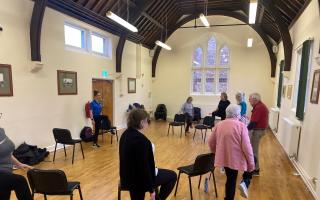 A Staying Active session that took place in Sawtry.