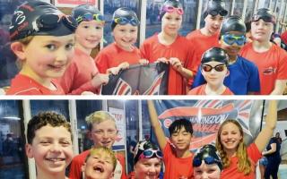 This was the first time some of the swimmers had represented the club.