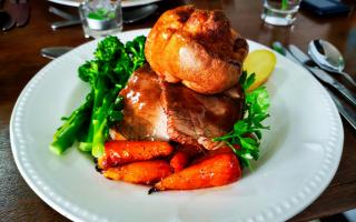 Where do you think serves the best roast dinner in Huntingdonshire?